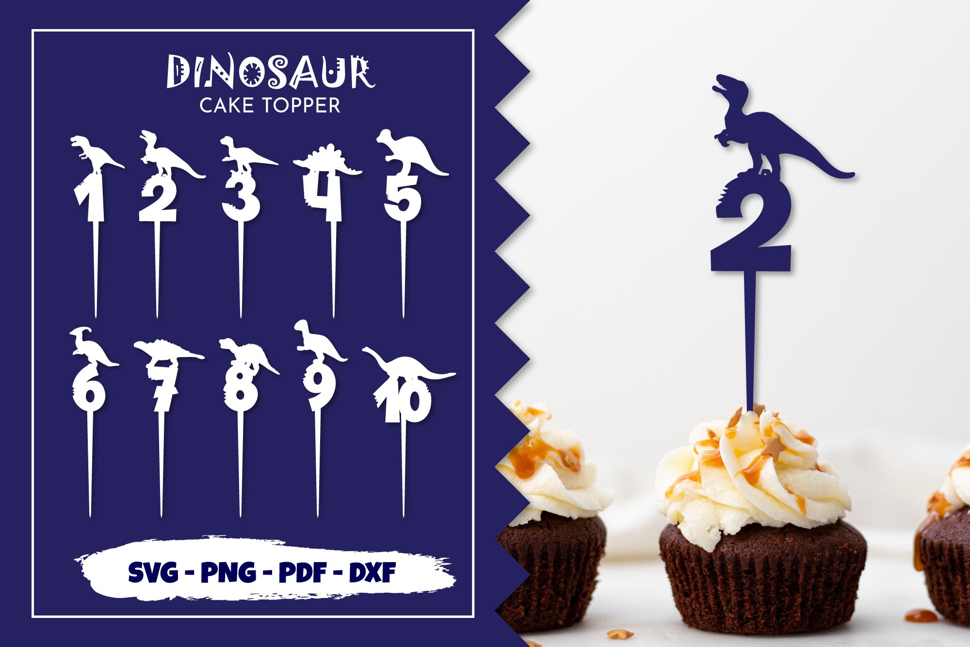 cake-topper-with-dinosaur-silhouettes-and-numbers for Dinosaur Cake Topper Printable Pdf Free Download Cake topper with dinosaur silhouettes and numbers for Dinosaur Cake Topper Printable Pdf Free Download