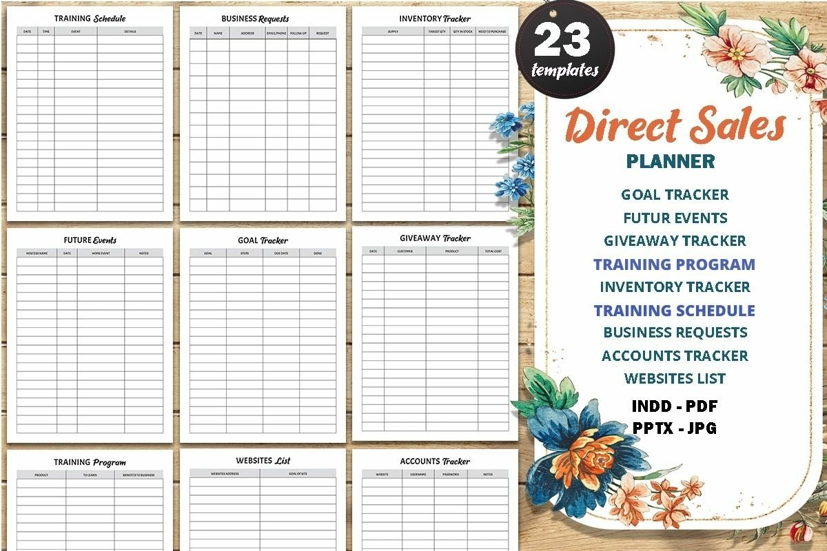 direct-sales-planner-marketing-journal-for-small-business for Free Printable Direct Sales Planner Direct sales planner, Marketing journal for small business for Free Printable Direct Sales Planner