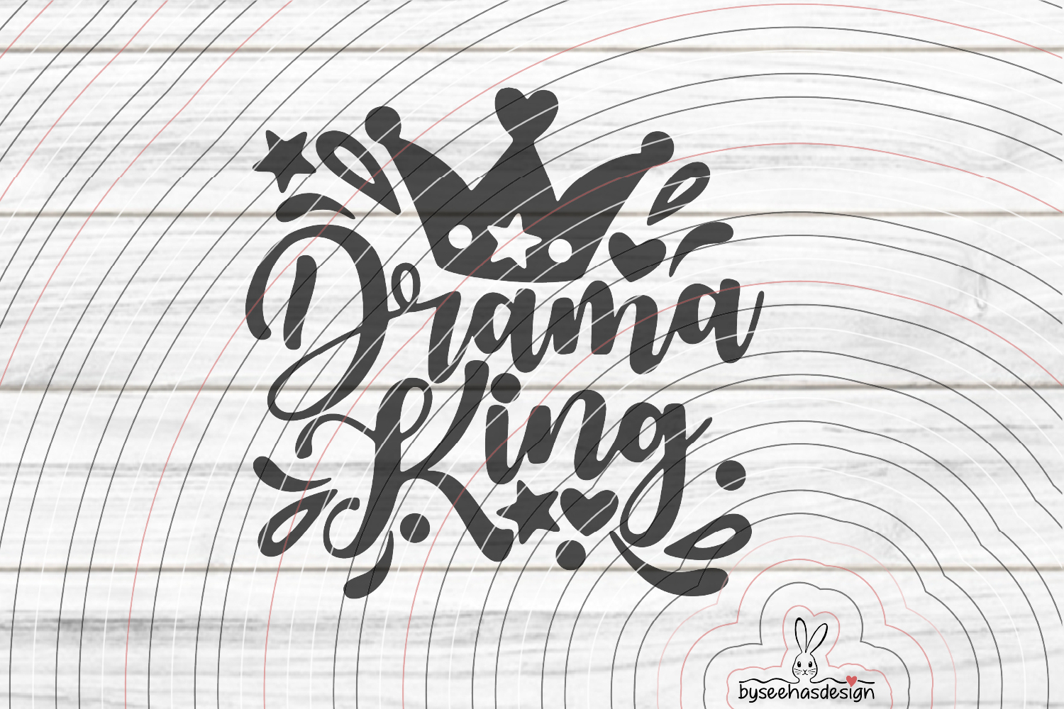 Drama King Cutting file SVG DXF