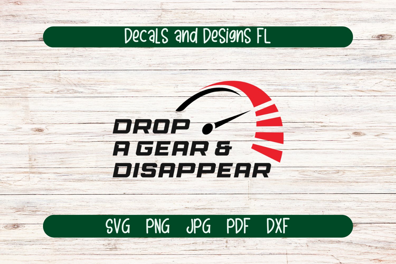 Drop A Gear And Disappear| Racing SVG | Fast Cars