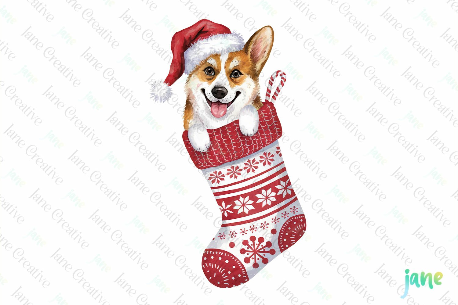 christmas-corgi-dog-stocking-clipart