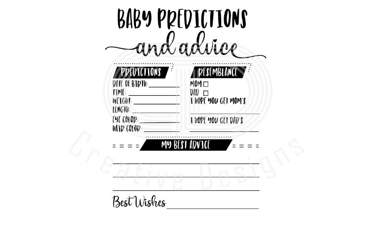 Baby Prediction Adventure Game" | Instant Download