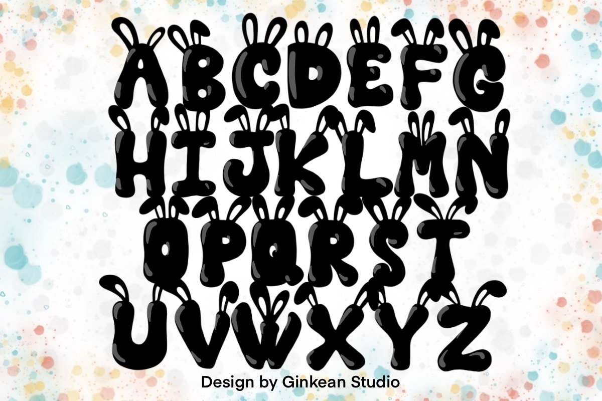 Alphabet brushes, 26 Alphabets brush stamp procreate (1264693