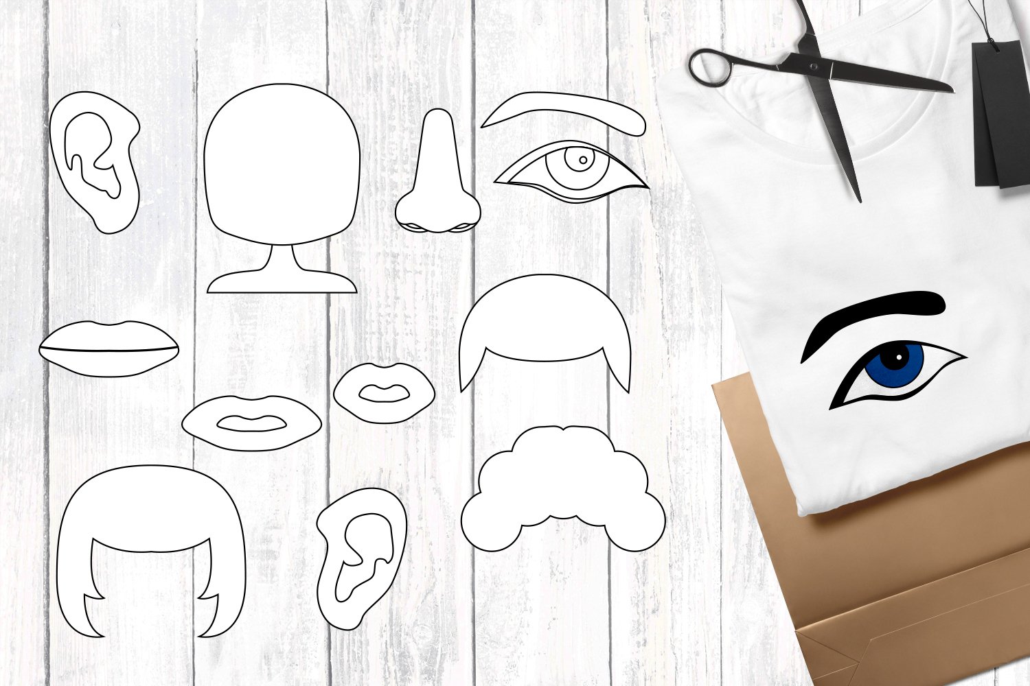 Body Parts clip art illustrations bundle (78538) | Illustrations ...