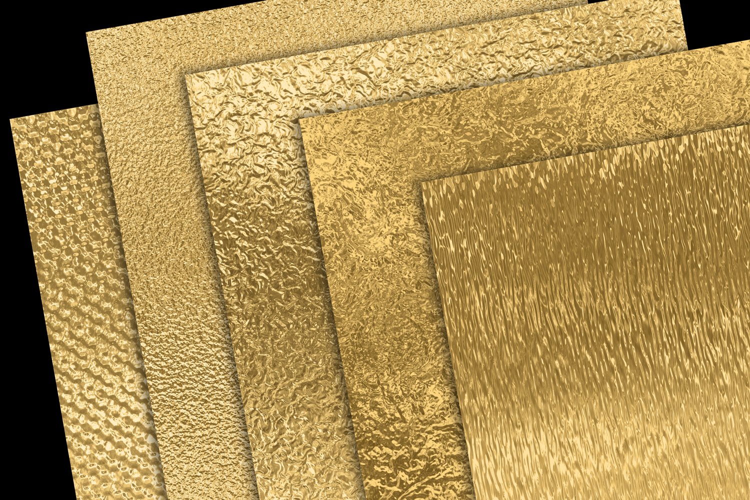 Gold Foils Mix (56277) Textures Design Bundles