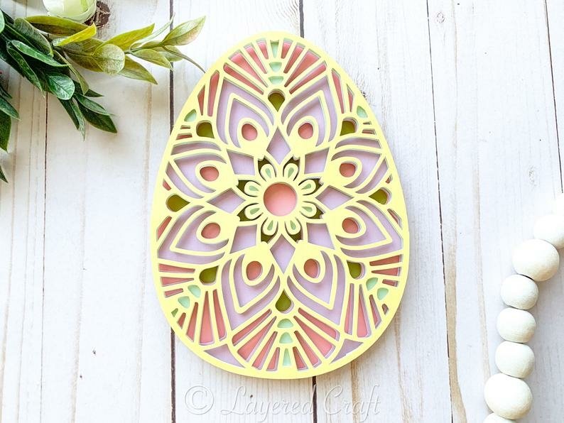 Download 3d Easter Mandala Layered Paper Craft Bundle Digital File 1200584 Cut Files Design Bundles