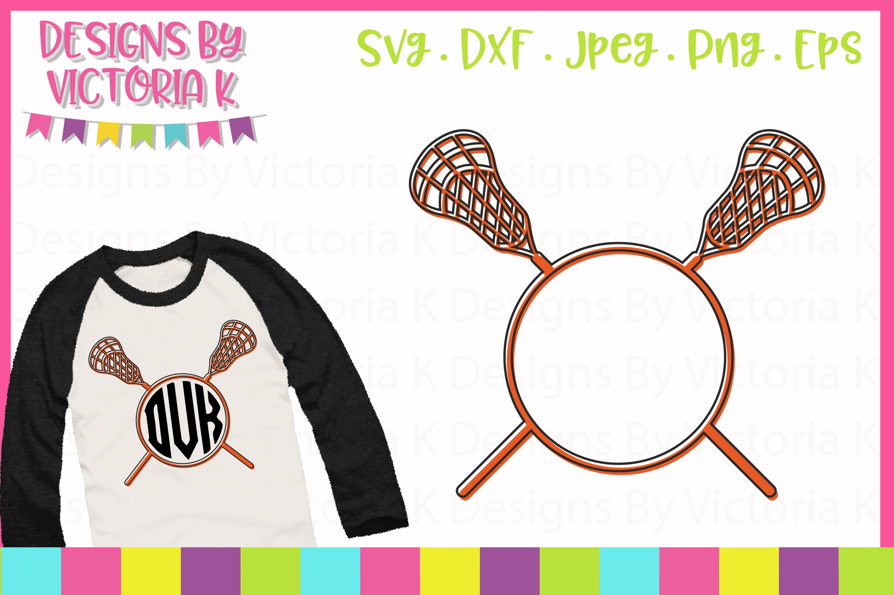 Download Lacrosse Monogram Svg Cut File 198375 Svgs Design Bundles