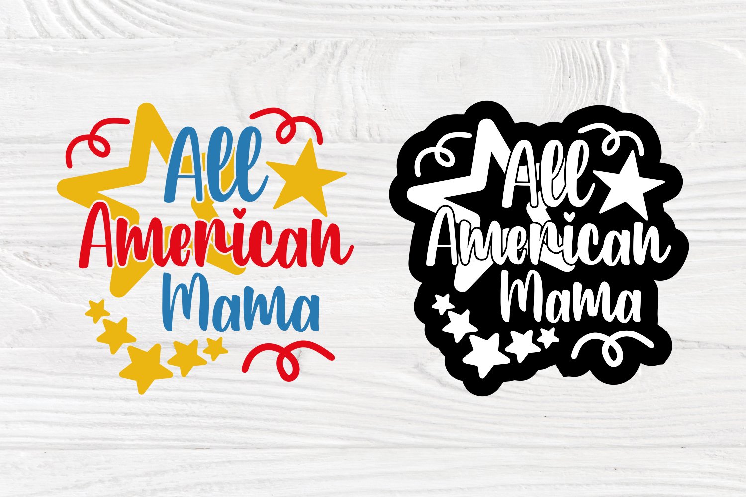 All American Mama SVG Bundle, Patriotic Svg, USA Shirt Svg (655118