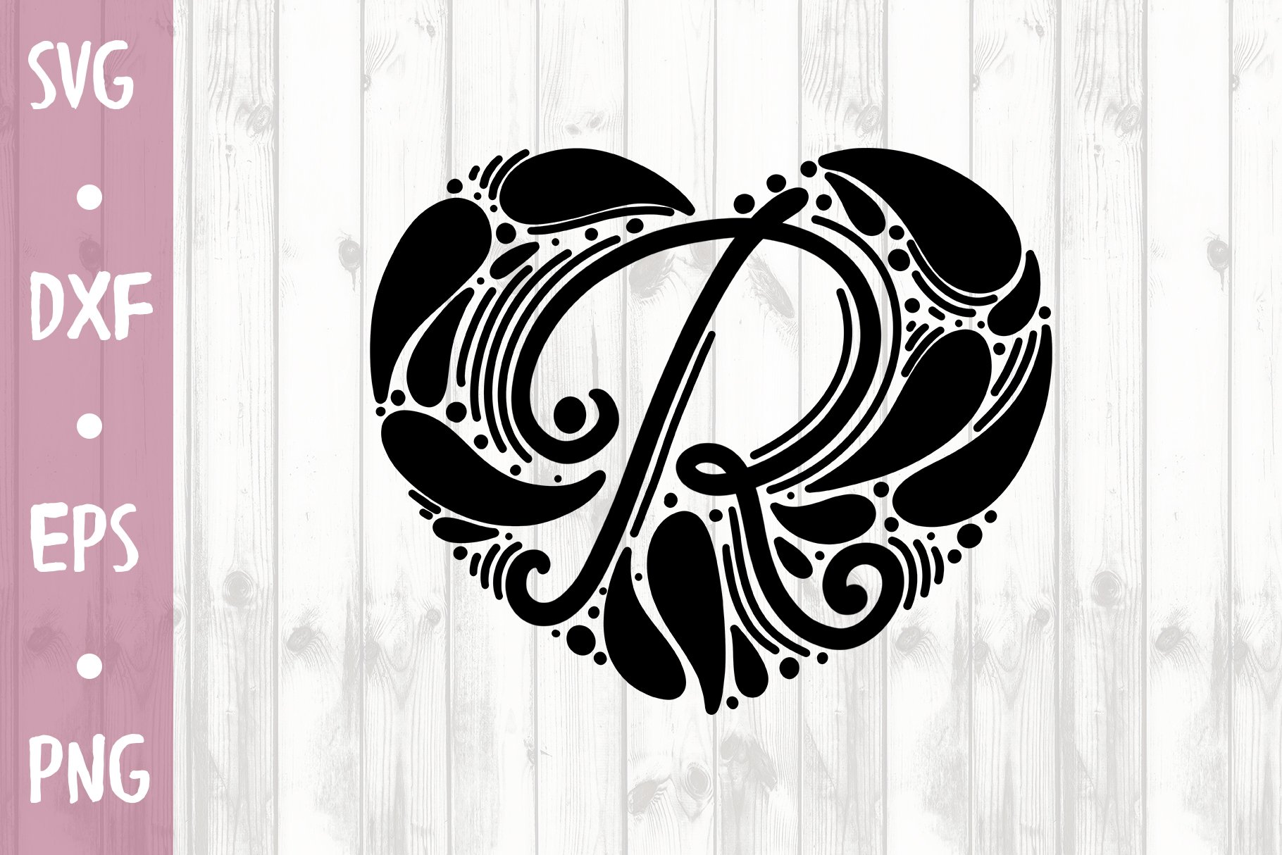 LETTER R SVG CUT FILE (370362) | Monograms | Design Bundles