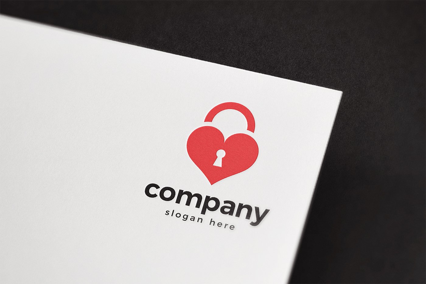 Heart Lock Love Logo Template (723457) | Logos | Design Bundles