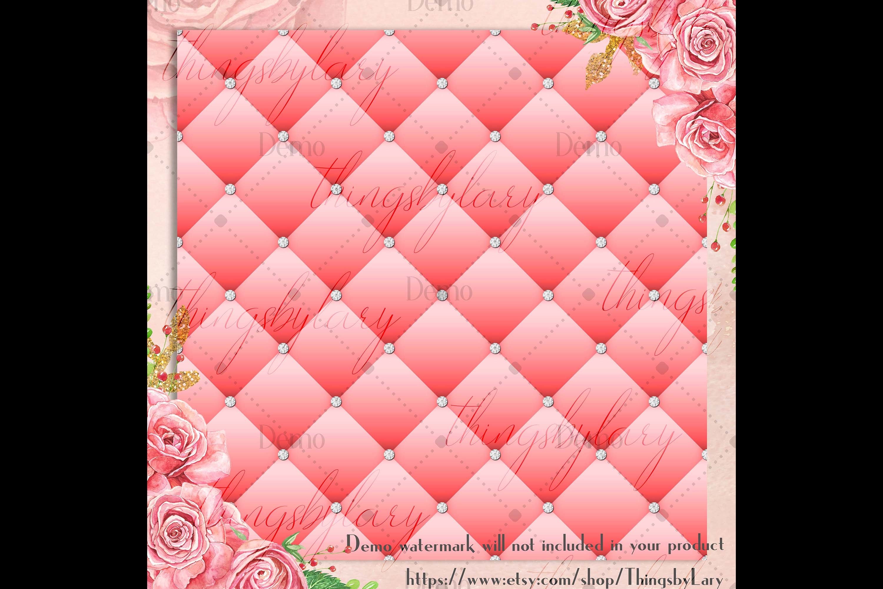 254 Seamless Diamond Upholstery Tufted Quilt Leather Papers (173017