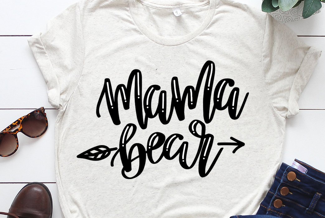 Download Mama Bear SVG DXF Cut Files for Cricut and Silhouette ...