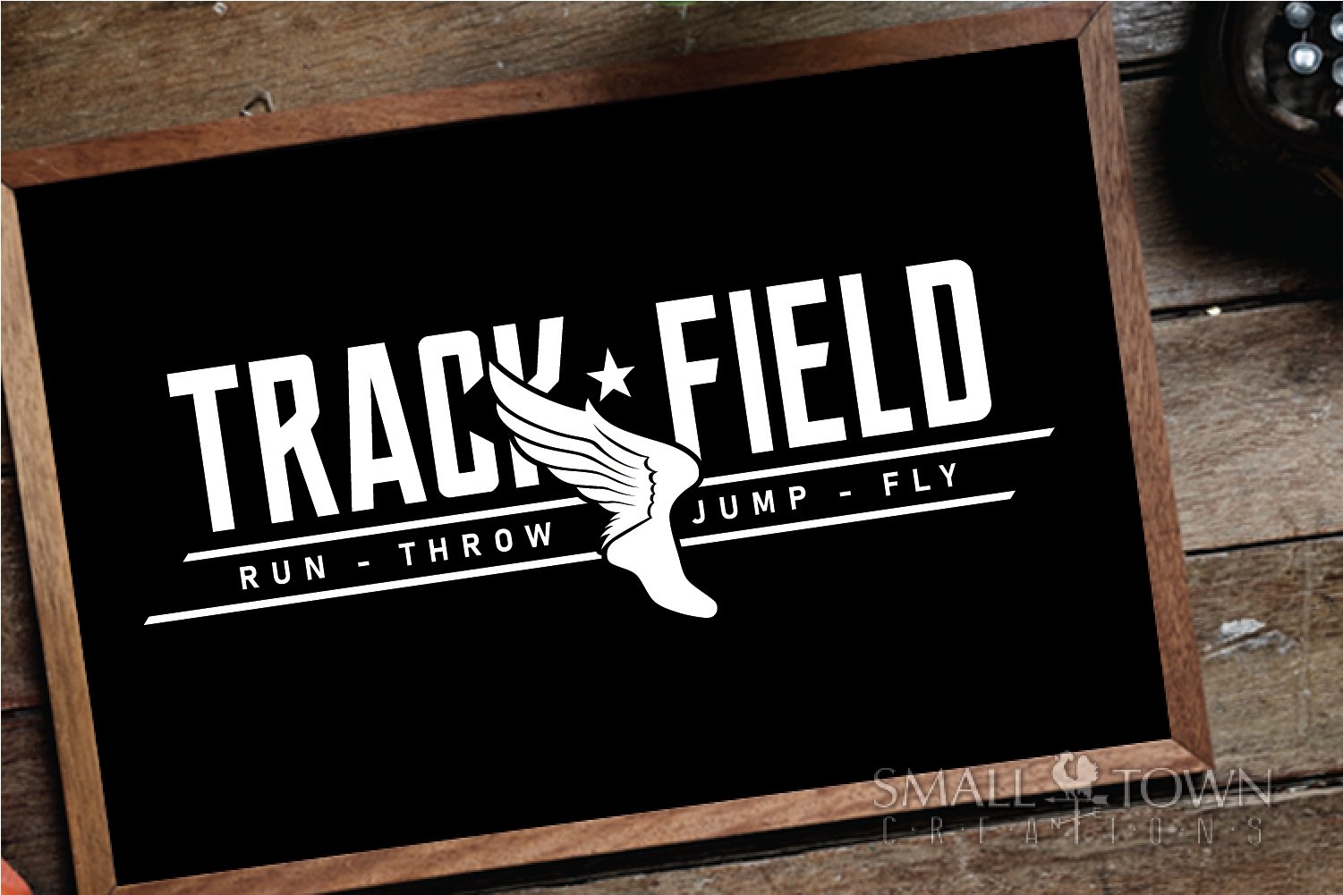 Track and Field, Team logo, Winged shoe, PRINT, CUT & DESIGN (72988) Cut Files Design Bundles