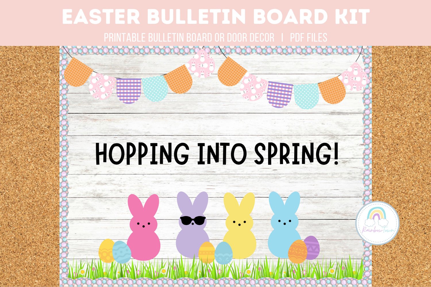 Easter Bunny Bulletin Board Classroom Door Decor PDF easter-bunny-bulletin-board-classroom-door-decor-pdf