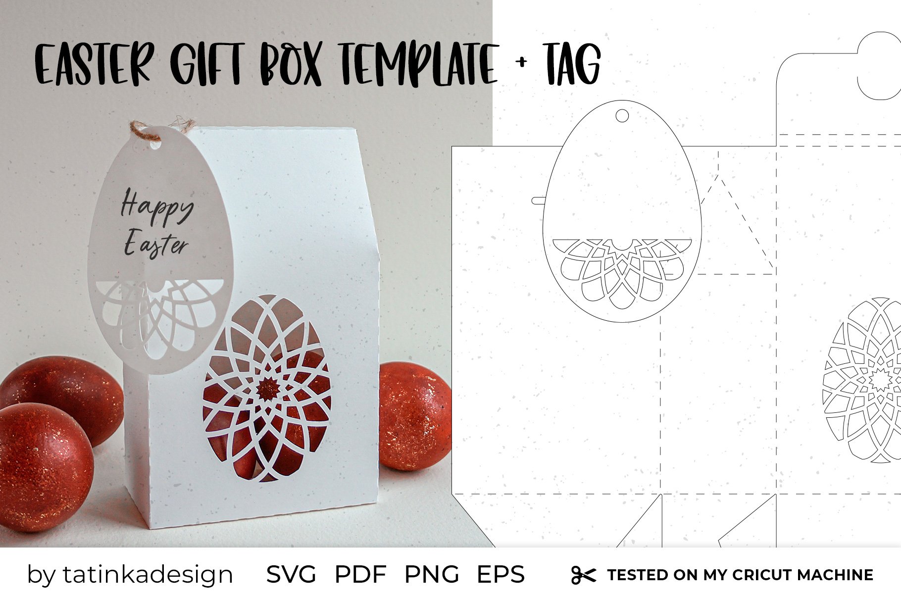 easter gift box template
