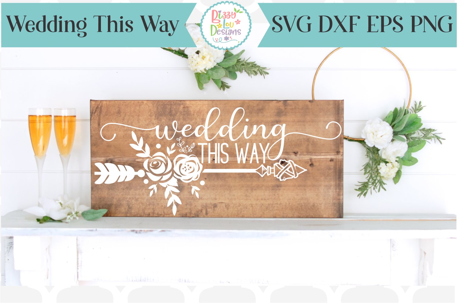 Download Wedding This Way Wedding Sign Svg Cut File 582397 Svgs Design Bundles