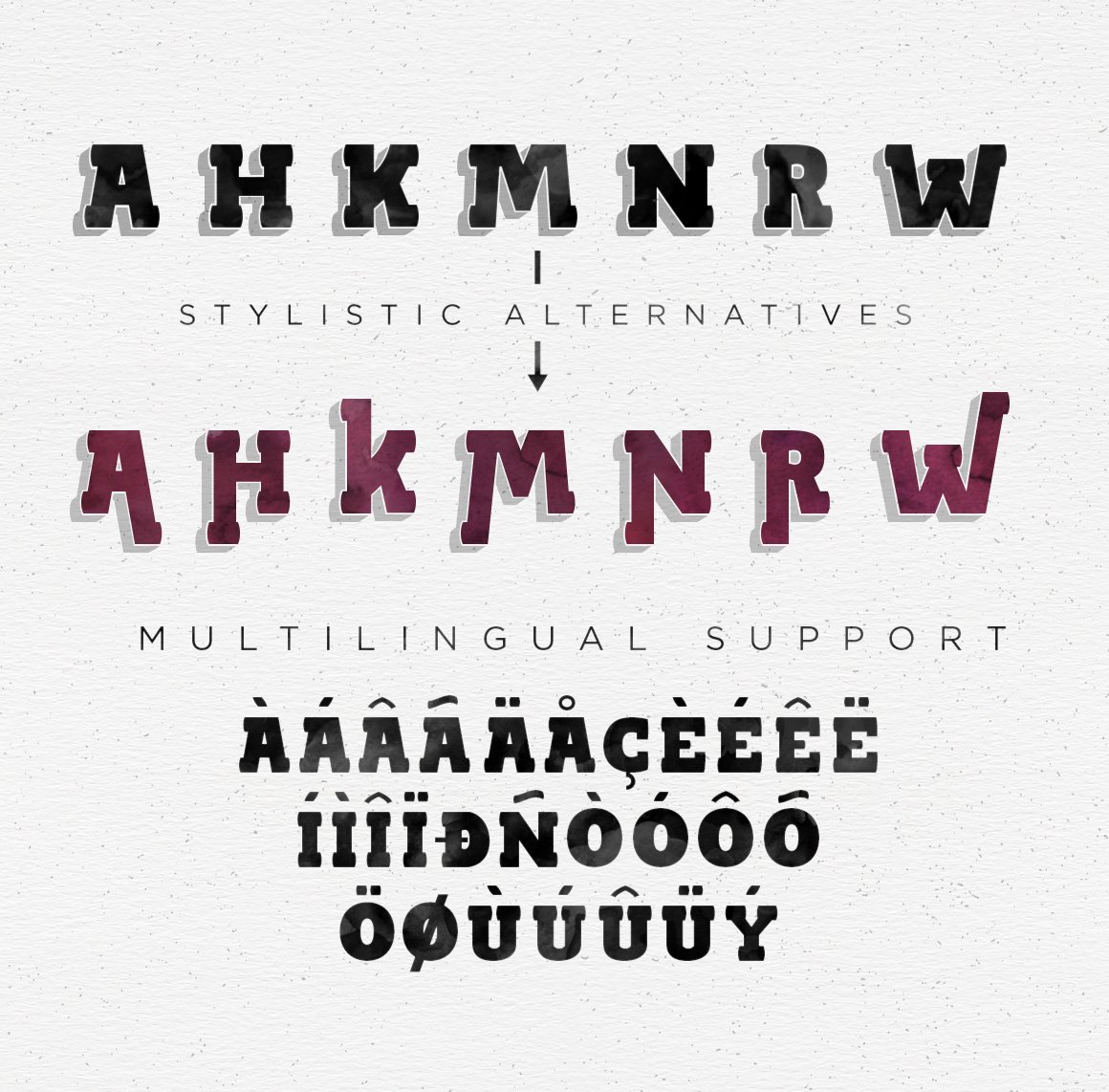 BLACKY Typeface (19222)