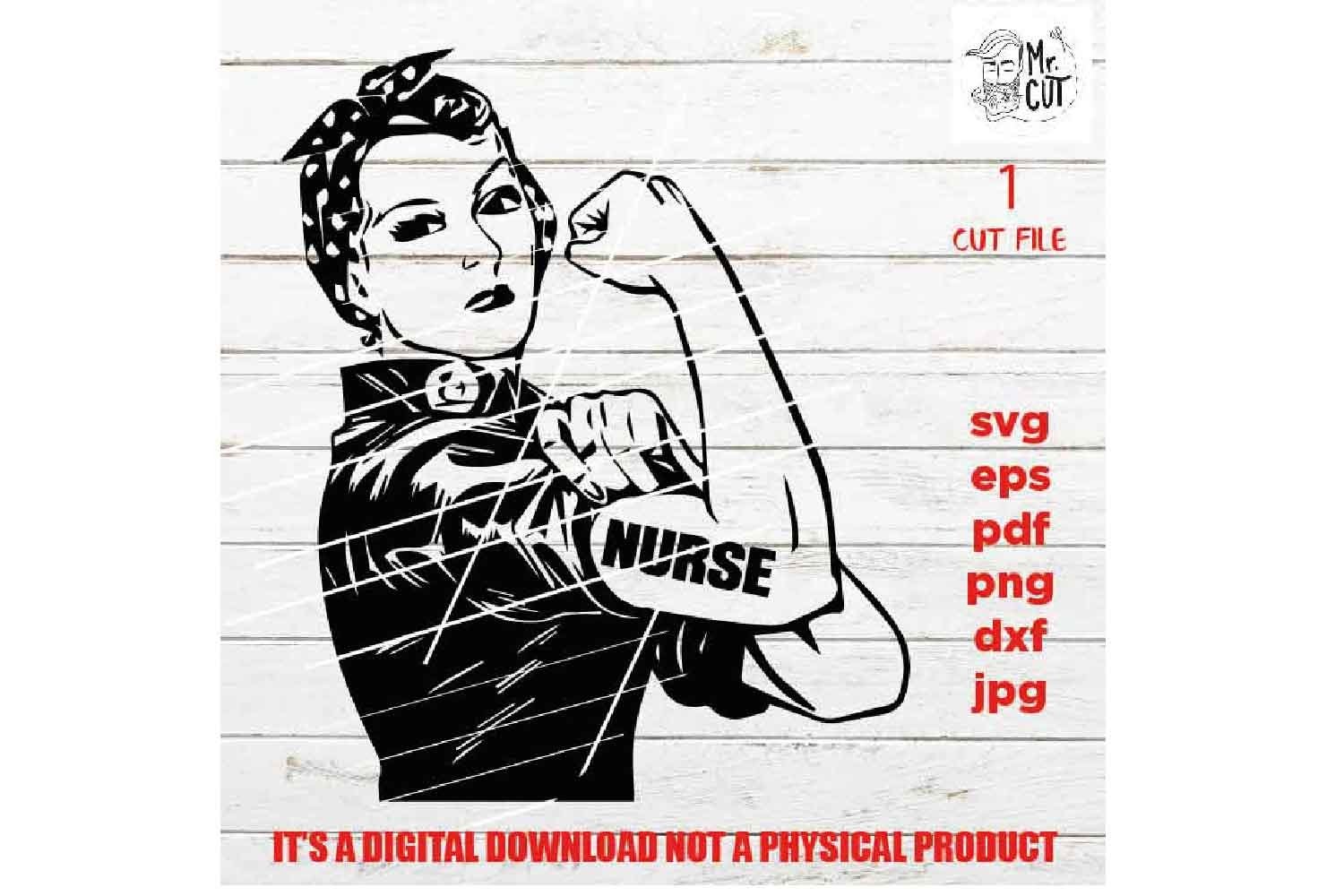 Rosie The Riveter Svg Nurse Rosie Svg Nurse Life Svg Nurs 539250 Svgs Design Bundles