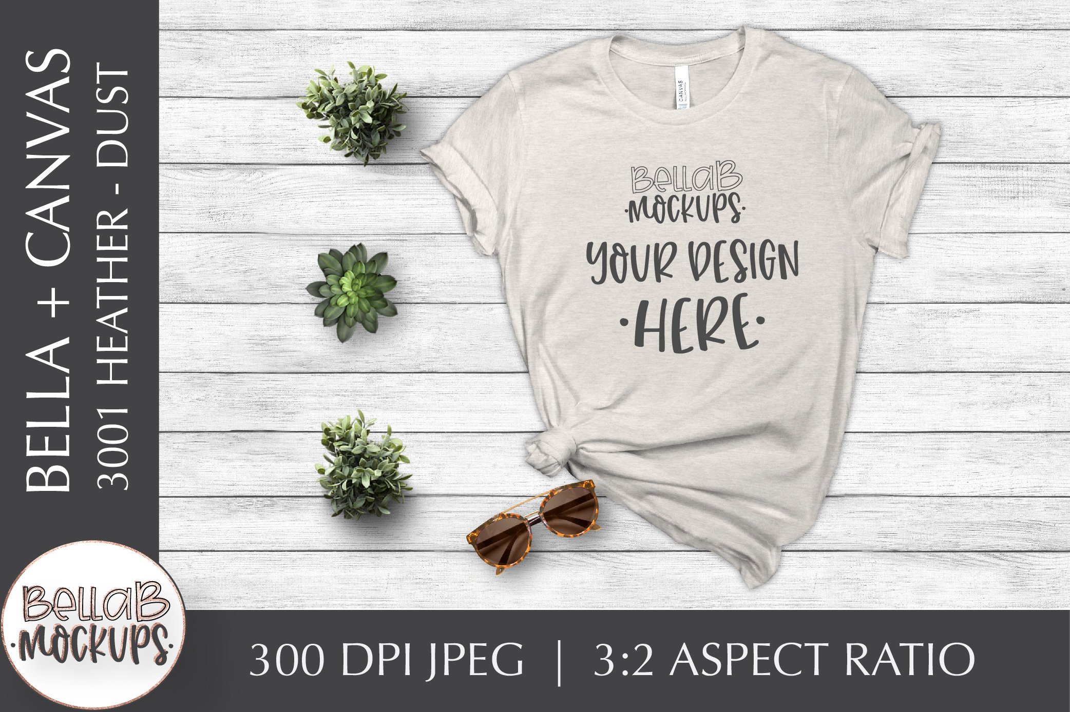 Bella canvas heather dust Clearance