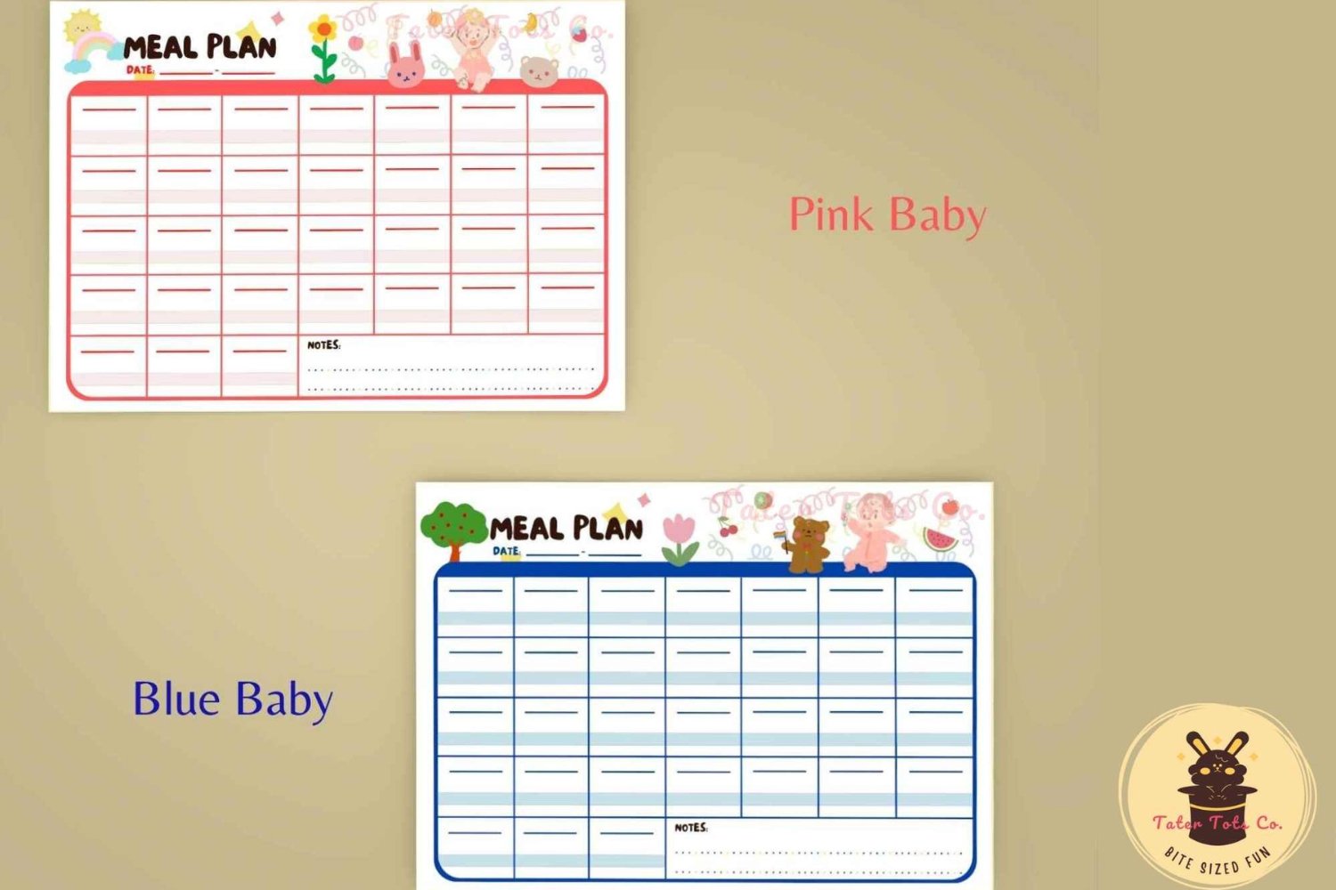 Meal Planner Templates, Weekly Prep Monthly Schedule