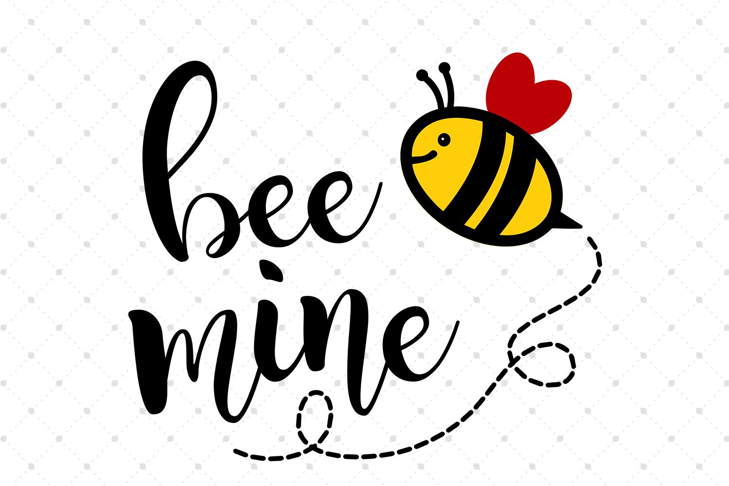 Svg Eps Dxf Pdf Bee Mine SVG Digital Download Only Valentines Day 
