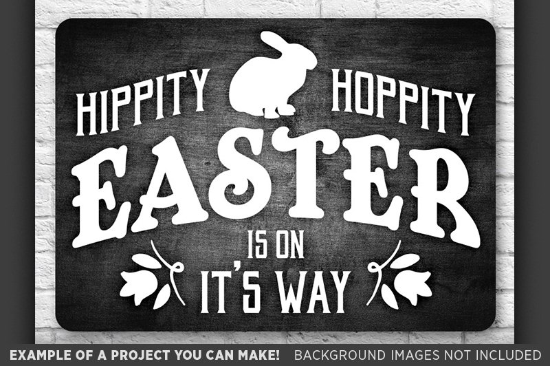 Hippity Hoppity Easter is on it's Way Svg Easter Bunny 4014 (65562) SVGs Design Bundles