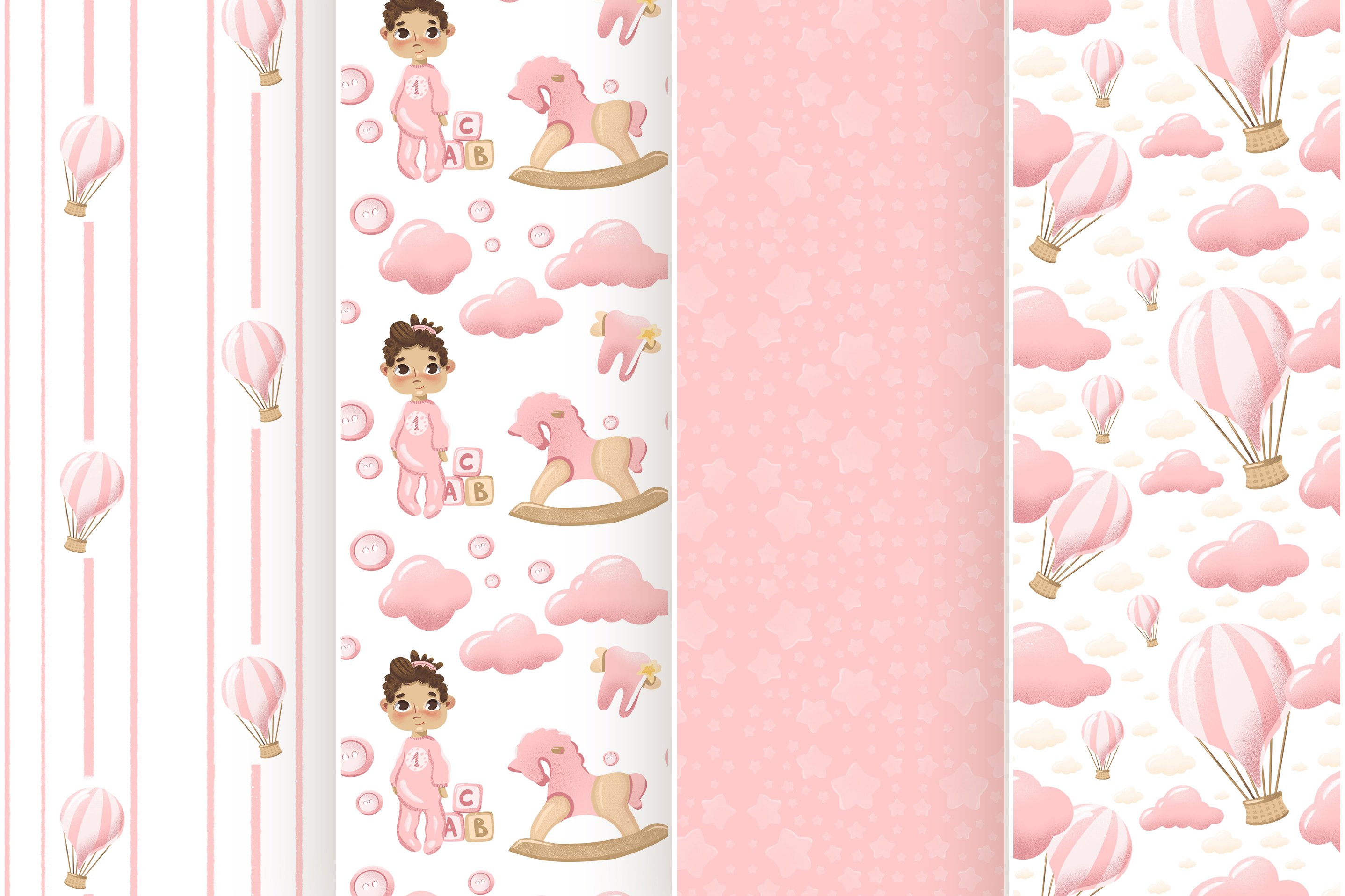 Baby girls paper design for scrapbooking (260203) Scrapbooking