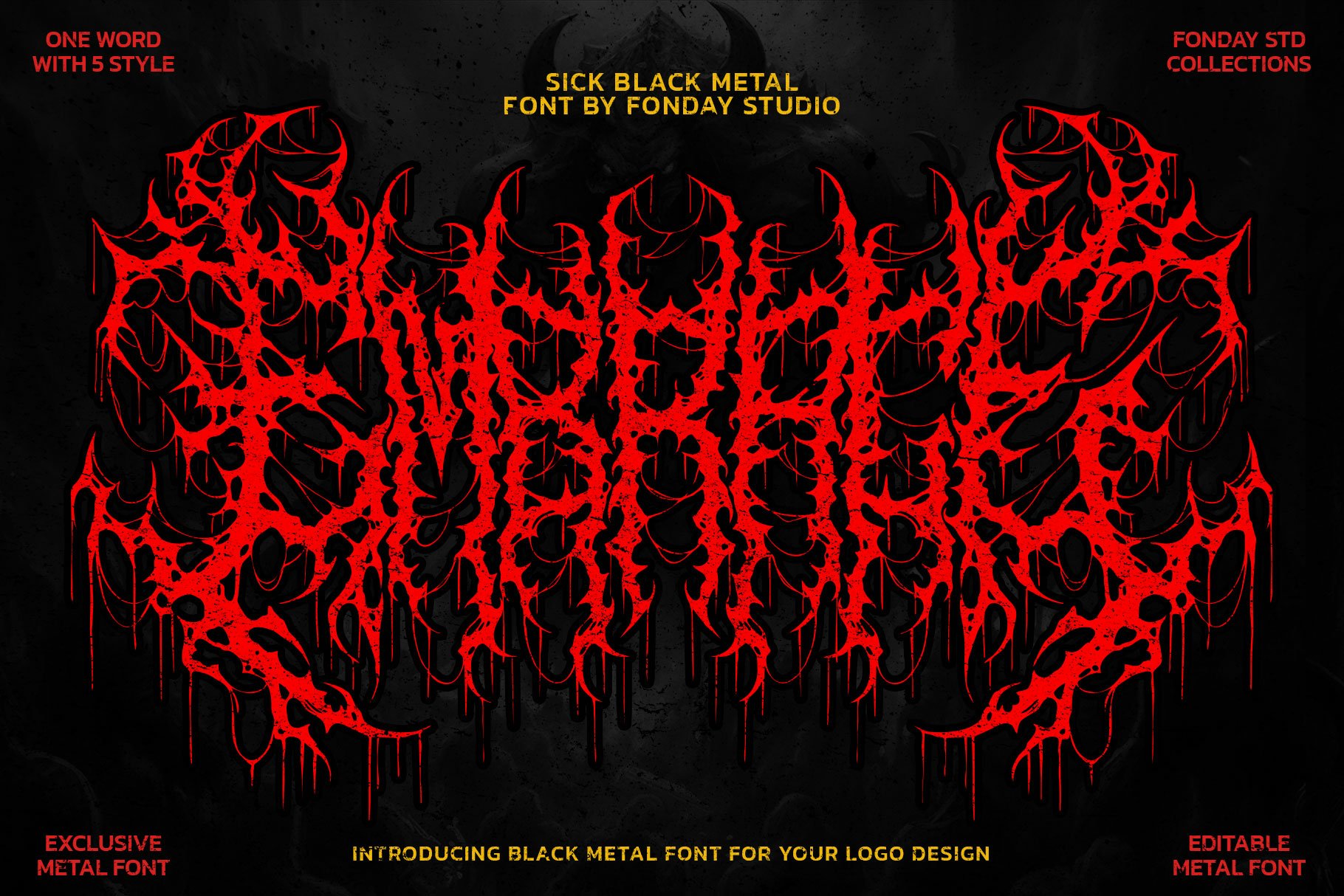 Embrace Death Metal Font