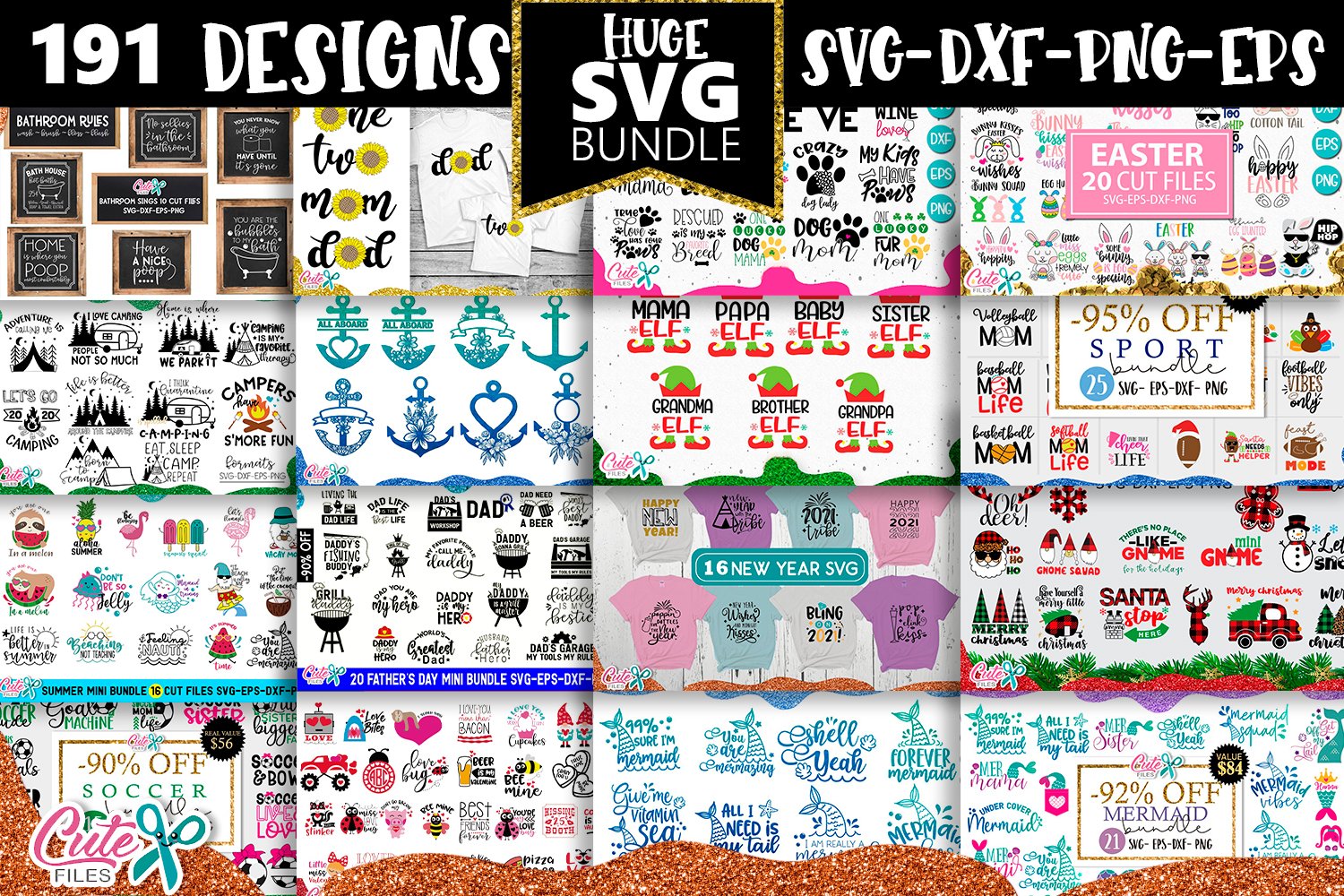 Download Huge Svg Cut File Bundle For Crafter 191 Files 53555 Cut Files Design Bundles