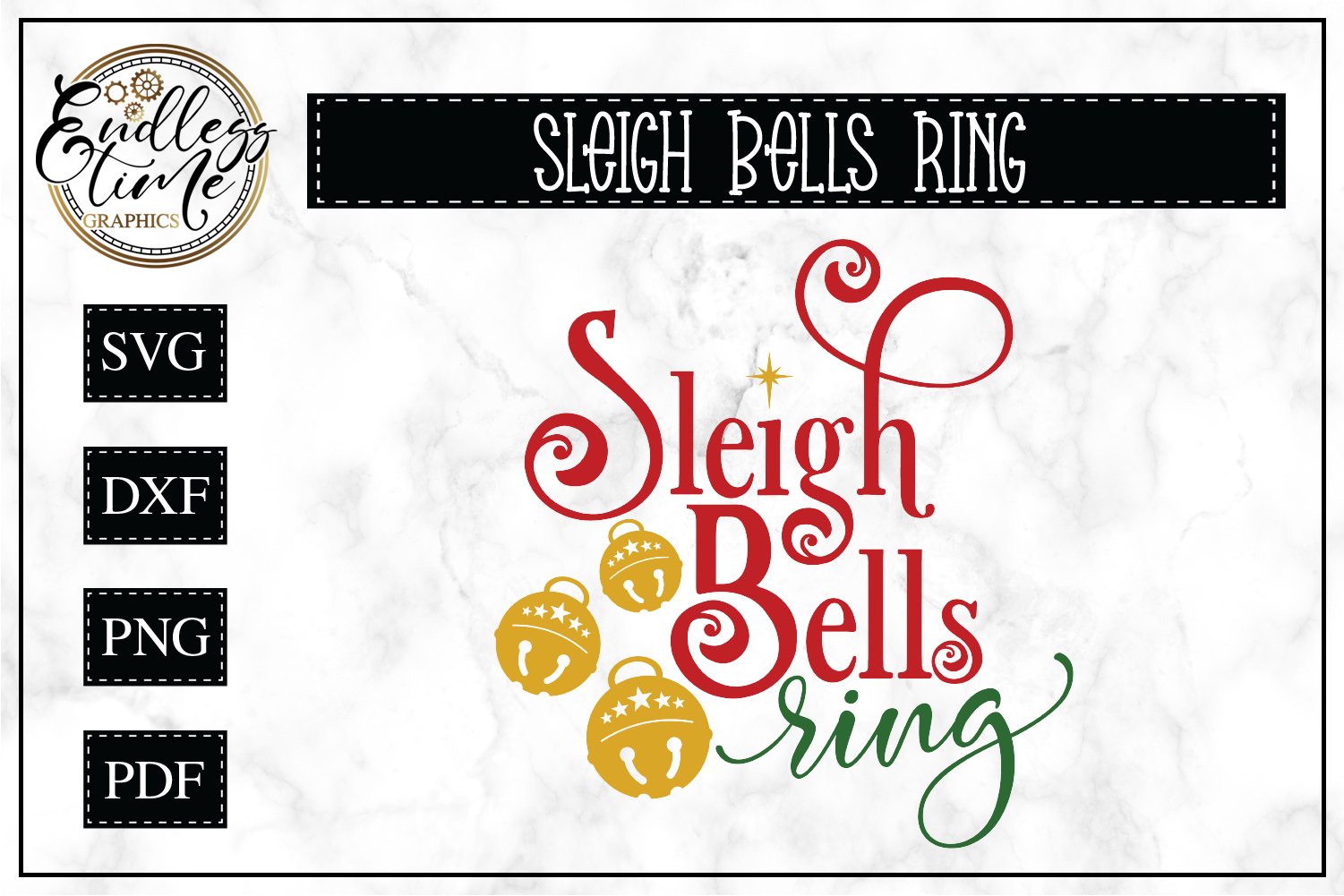 Sleigh Bells Ring - Christmas SVG (147416) | Cut Files | Design Bundles