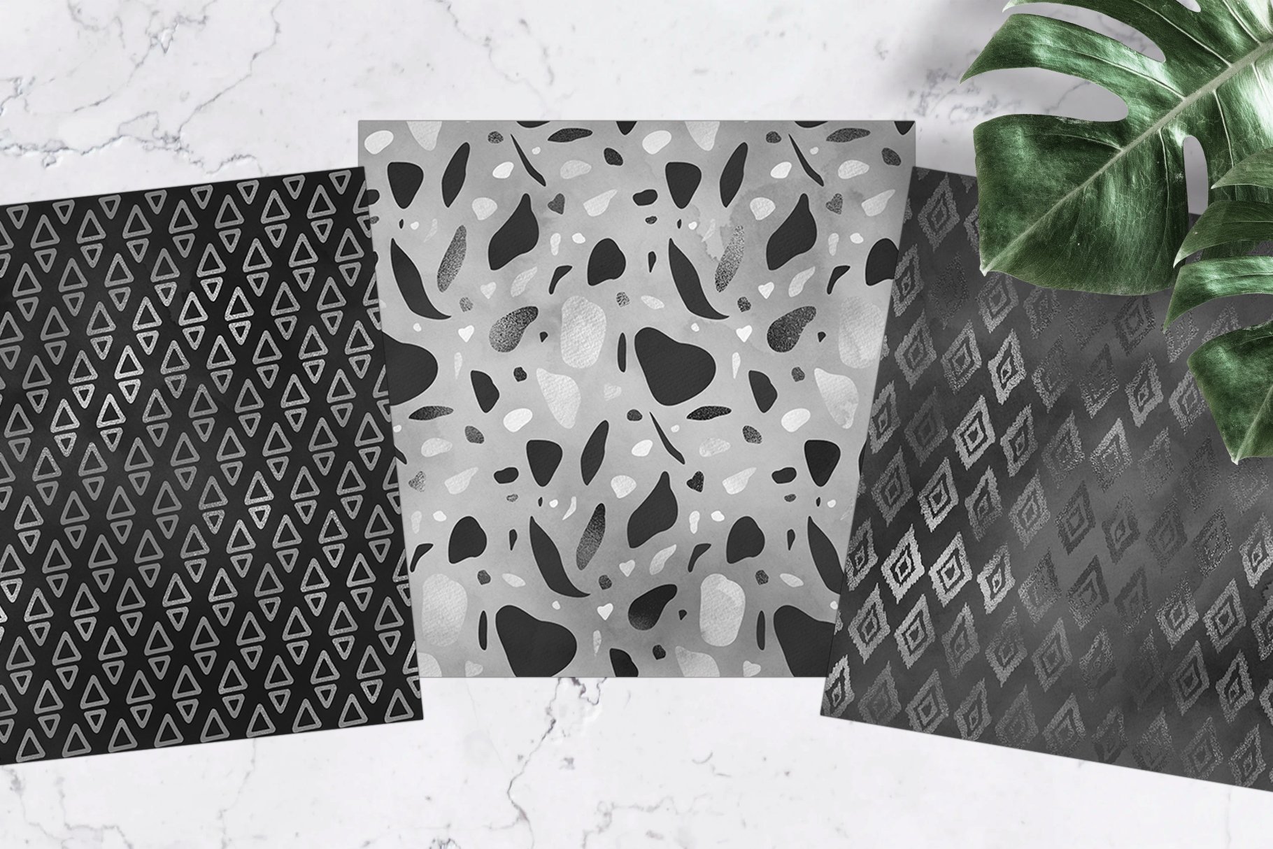 Grayscale Digital Paper Pack