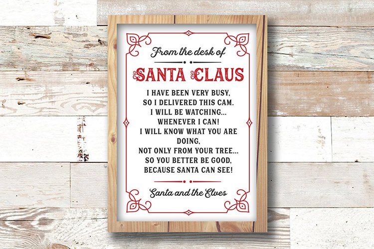Santa Cam Letter | Printable Letter for Santa Cam