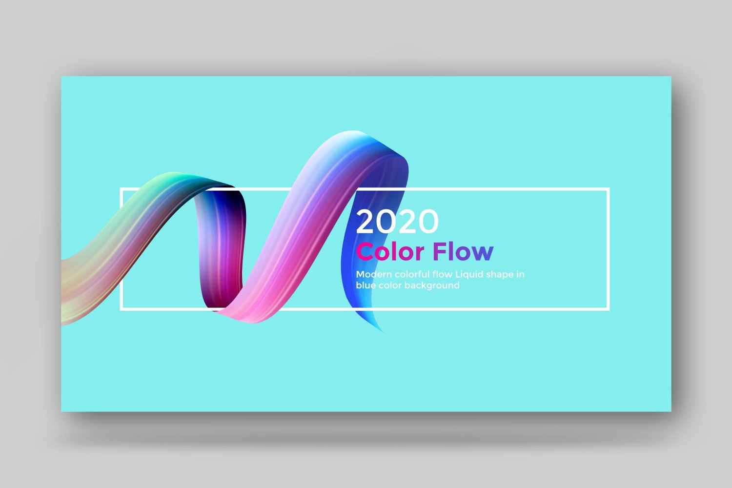 Abstract Color Flow Banner Background (1313981) | Backgrounds | Design ...