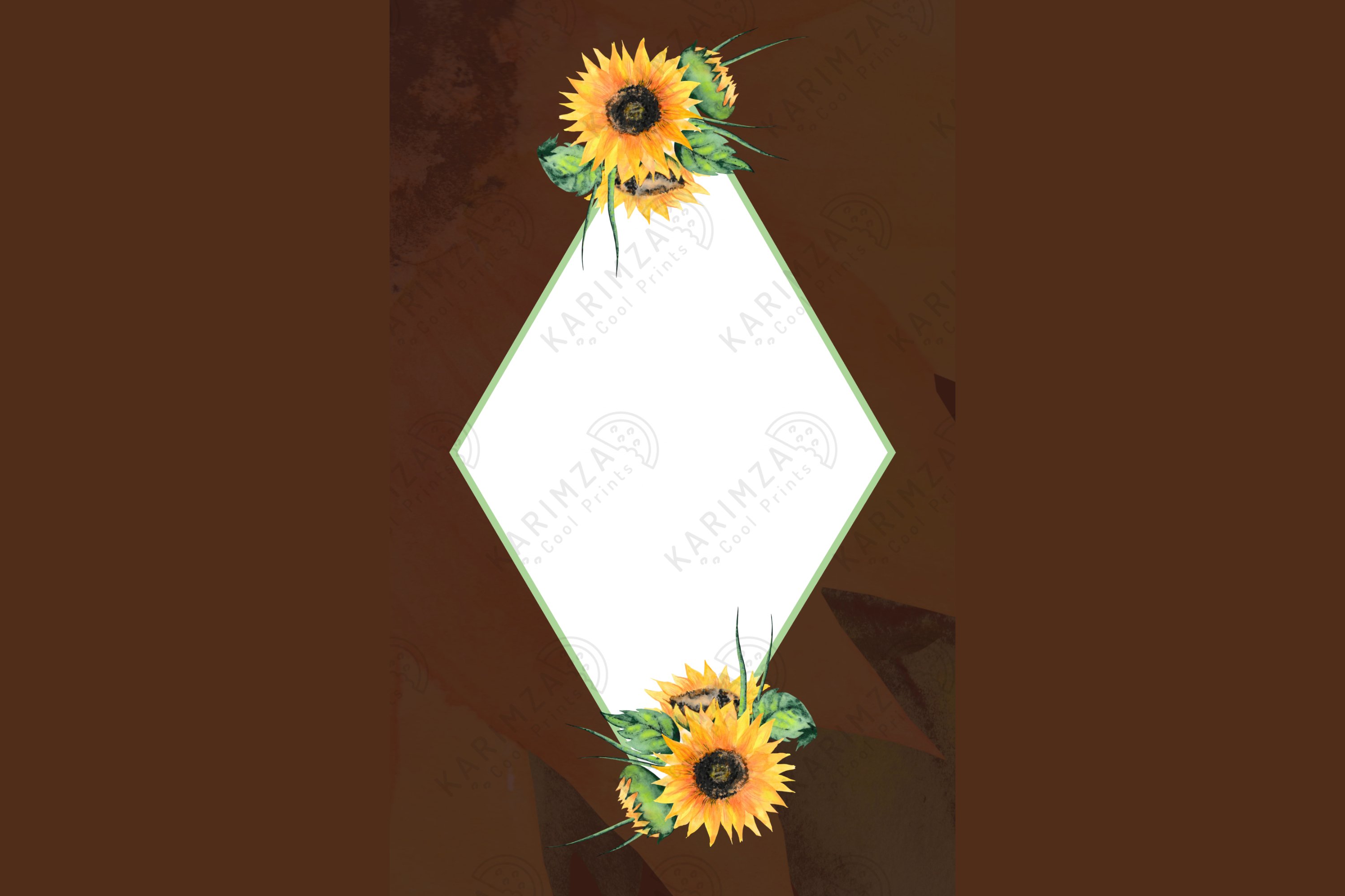 SUNFLOWER FRAME CLIPART, 7 Png Floral Frames (710827) | Patterns ...