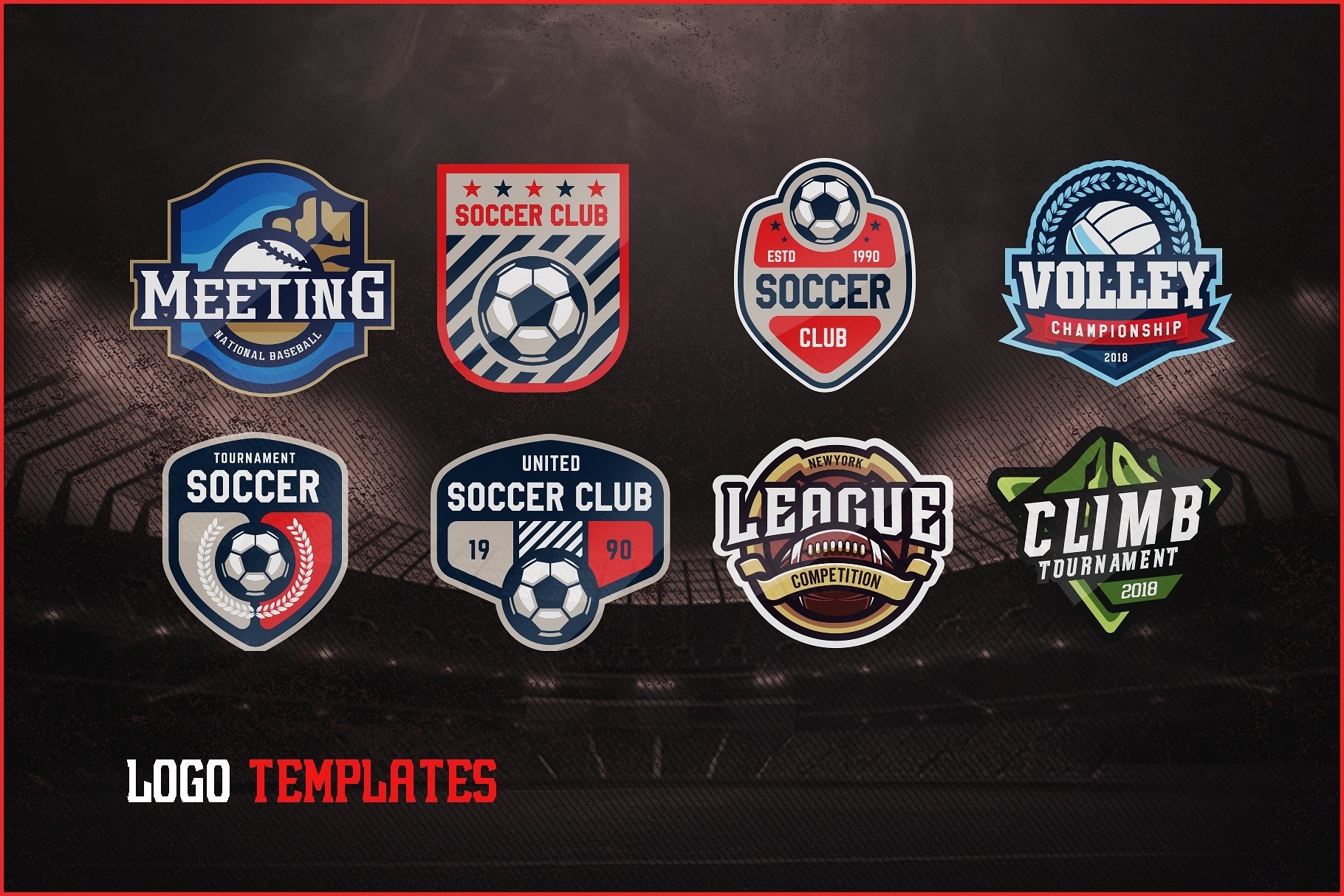 Sports Logo Creator V2 (184711) Logos Design Bundles