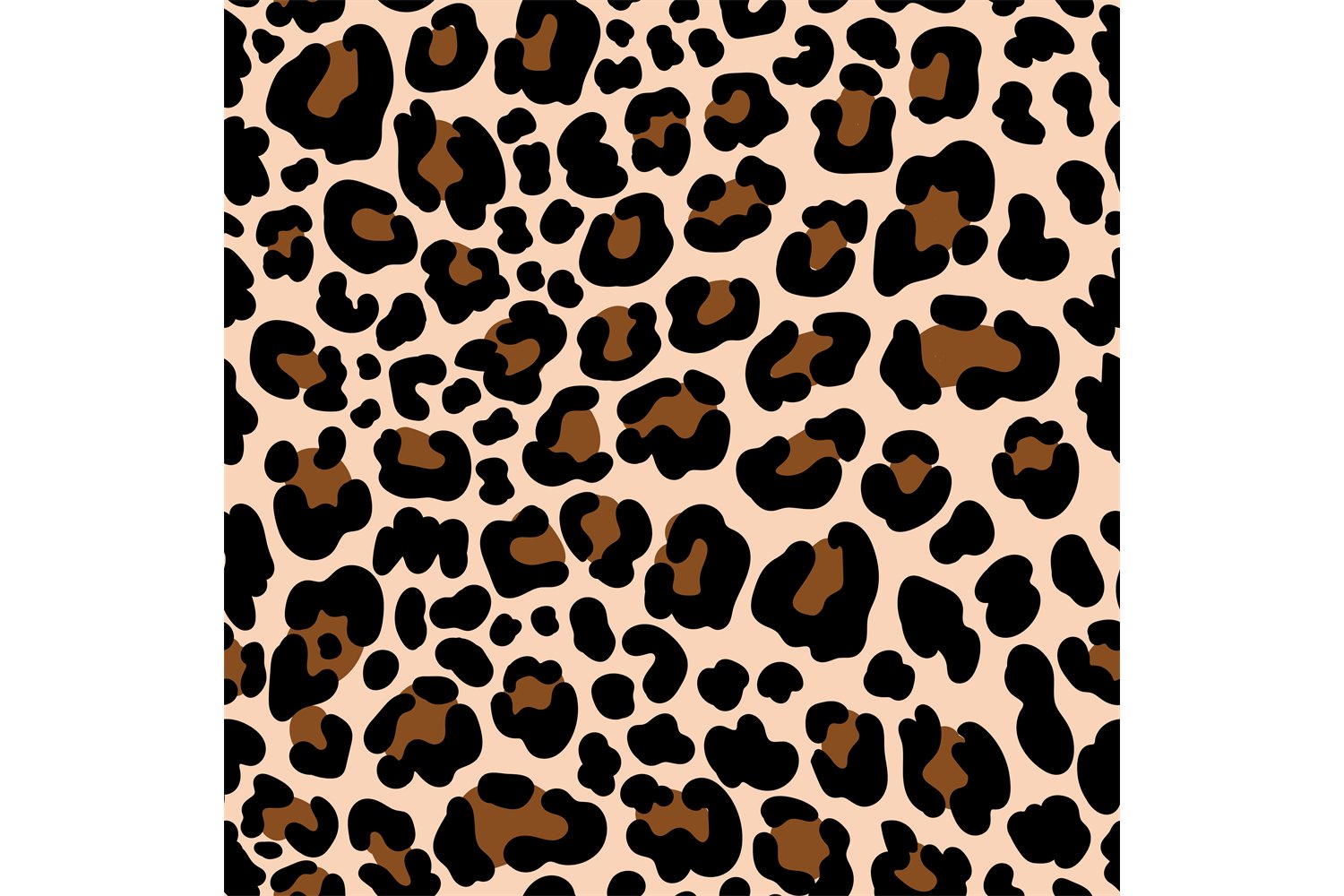 Animal pattern leopard seamless background with spots (901218