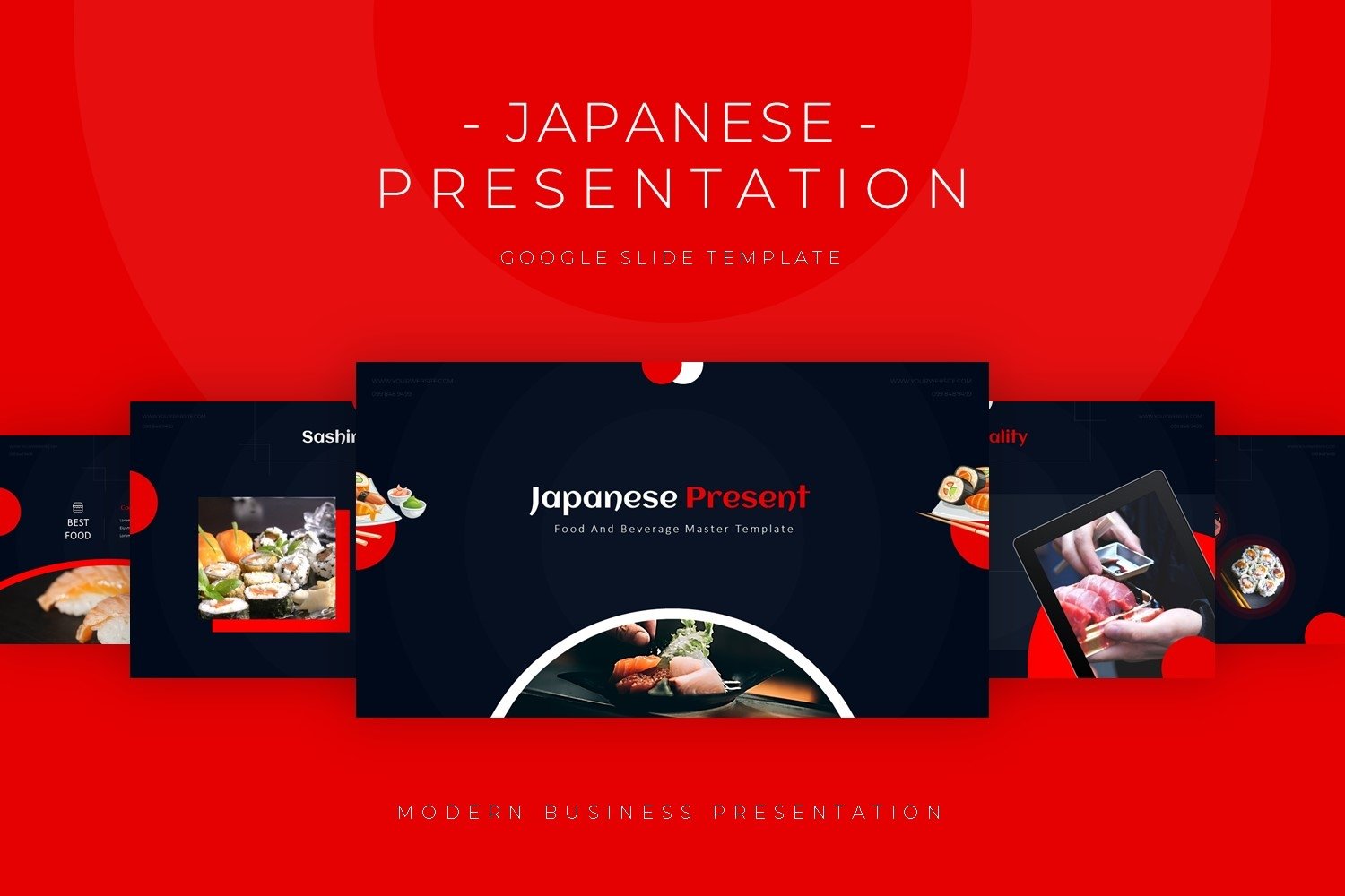 Japanese Google Slide Template