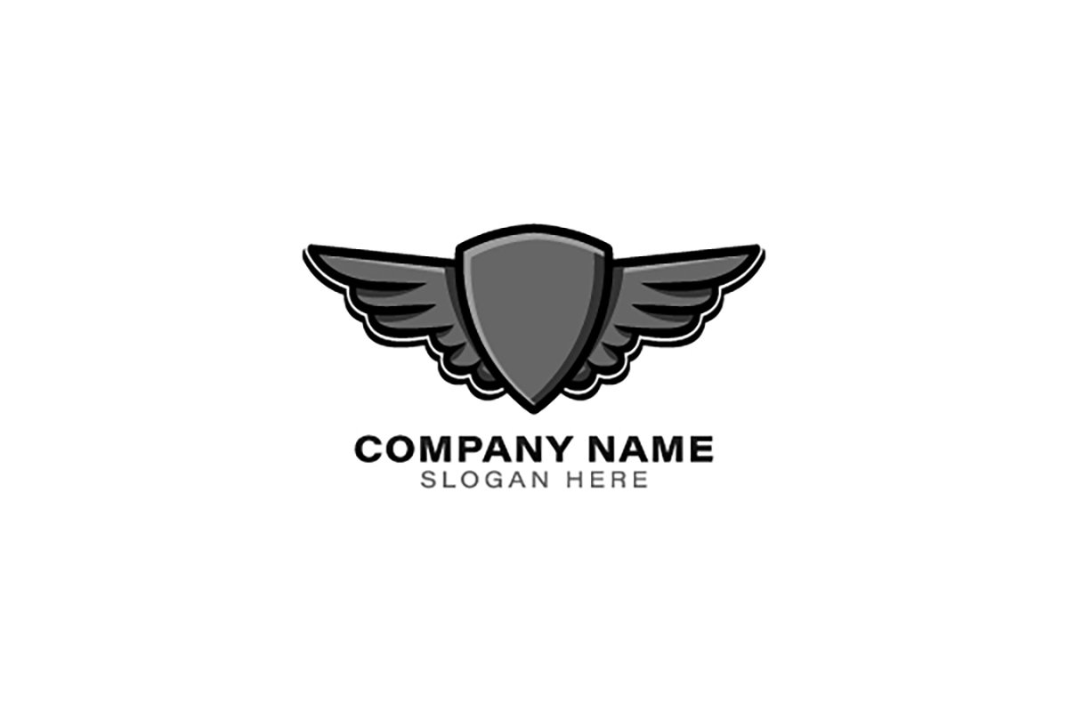 Shield And Flying Wing Logo Ideas Inspiration Logo Design Logos Design Bundles