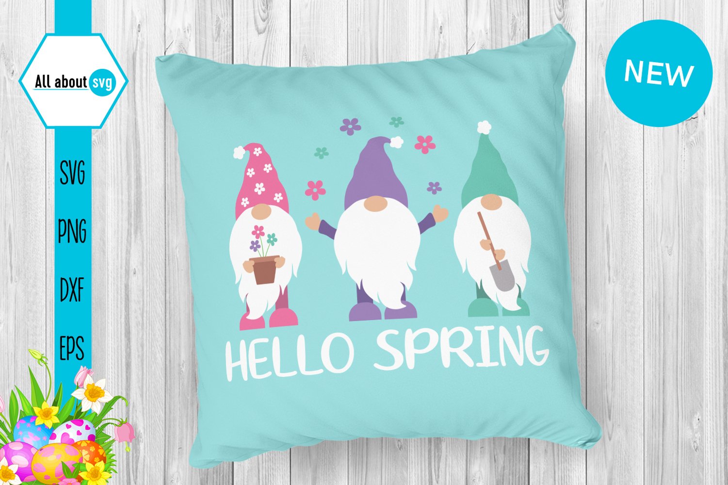 Download Gnomes Spring Svg, Spring Gnome Svg (514256) | Cut Files ...