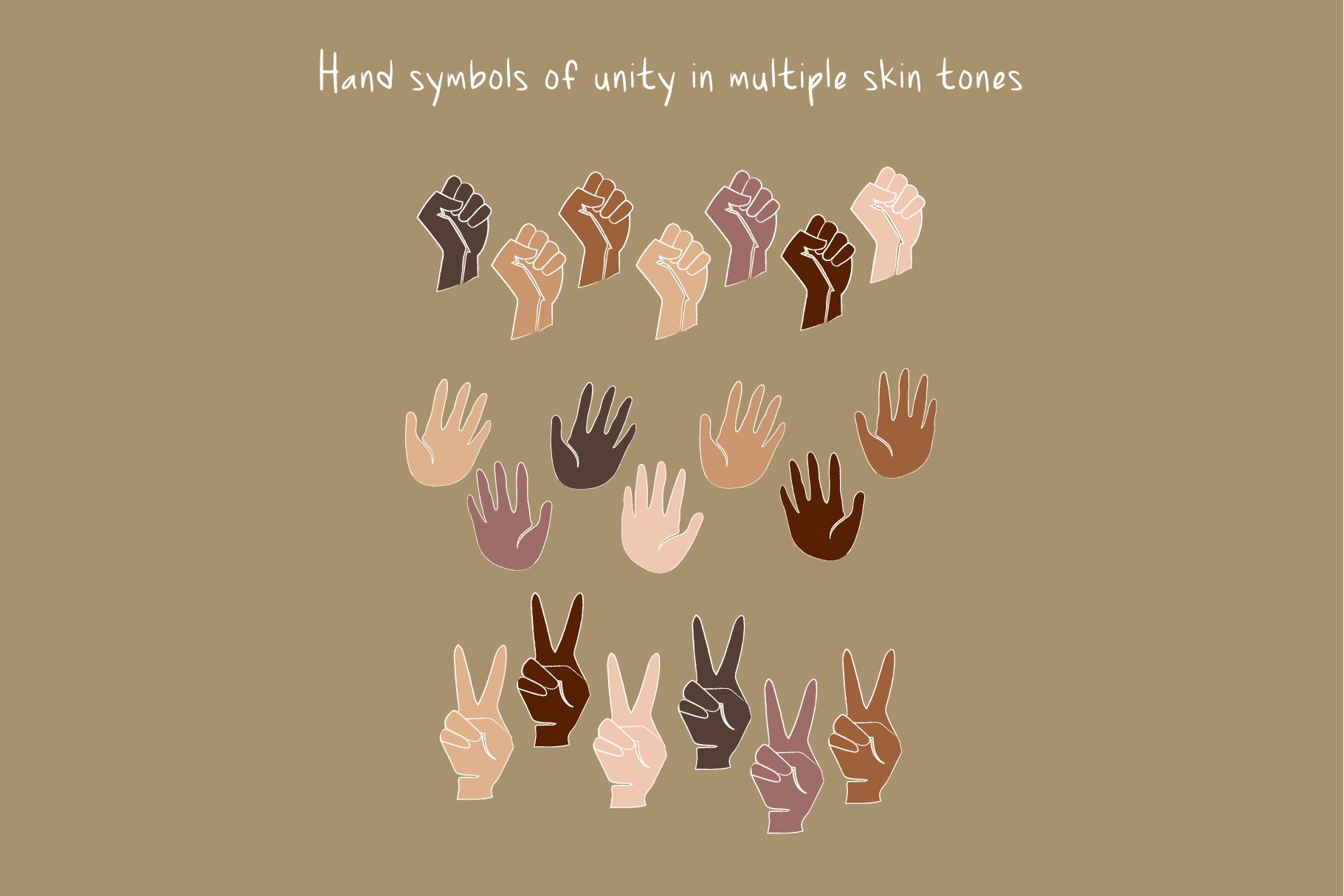 Unity, Human Rights Illustrations (699499) Illustrations Design Bundles