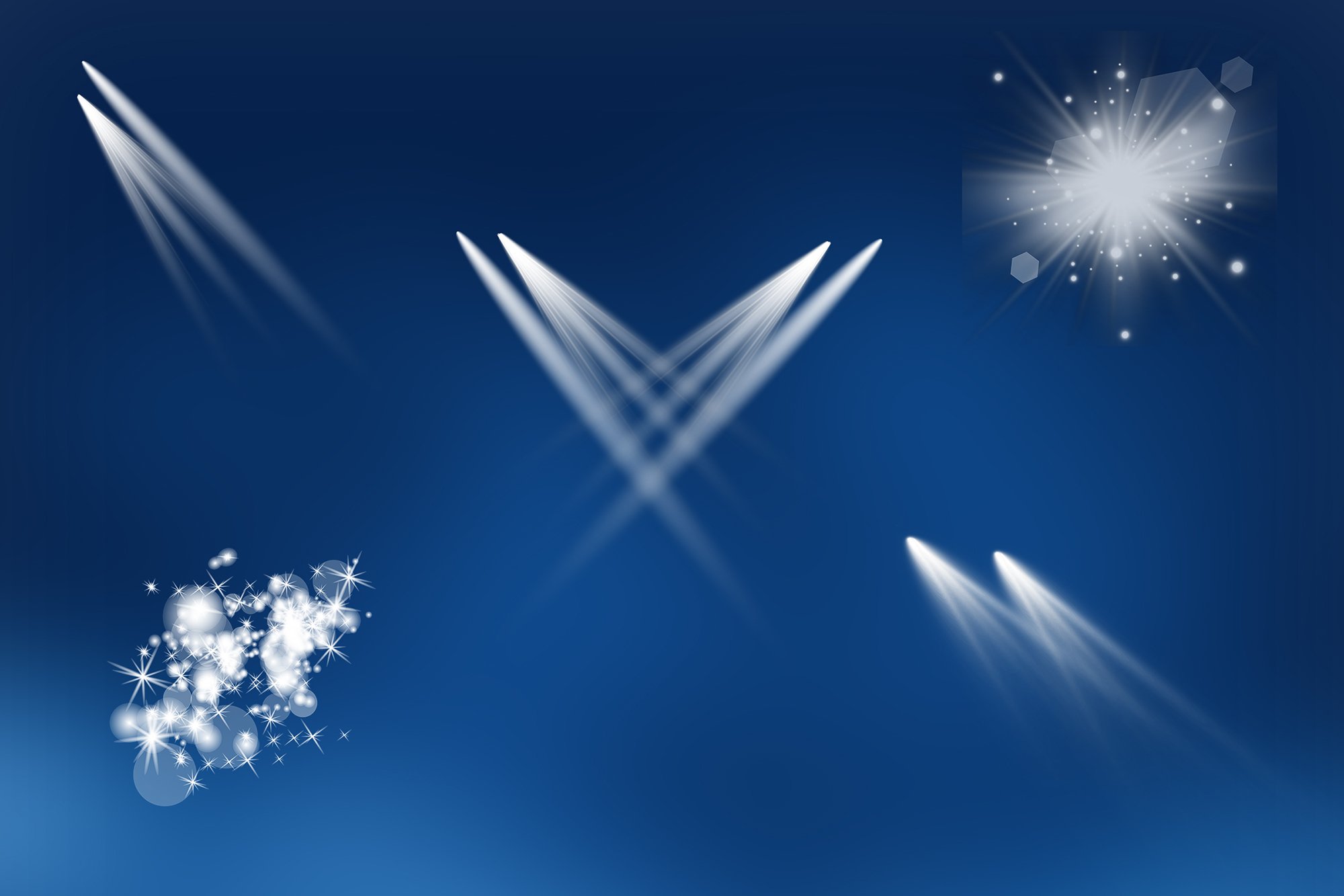 Stage Lighting Overlays, Spotlight Effects (369624) Decorations