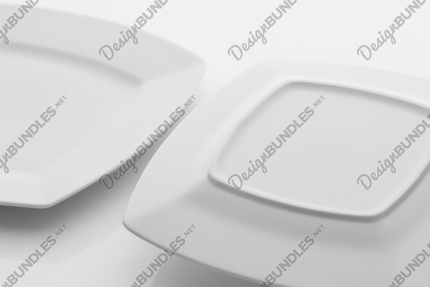 Kitchen utensils, plates, on a light background (894319) Food and