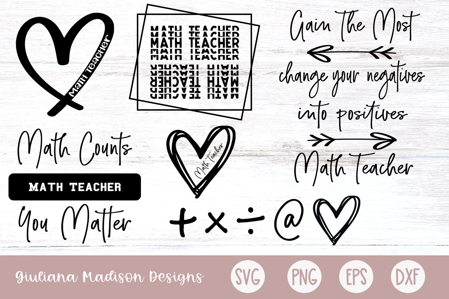 I love math svg, math teacher svg, math svg bundle, teacher (1409436 ...