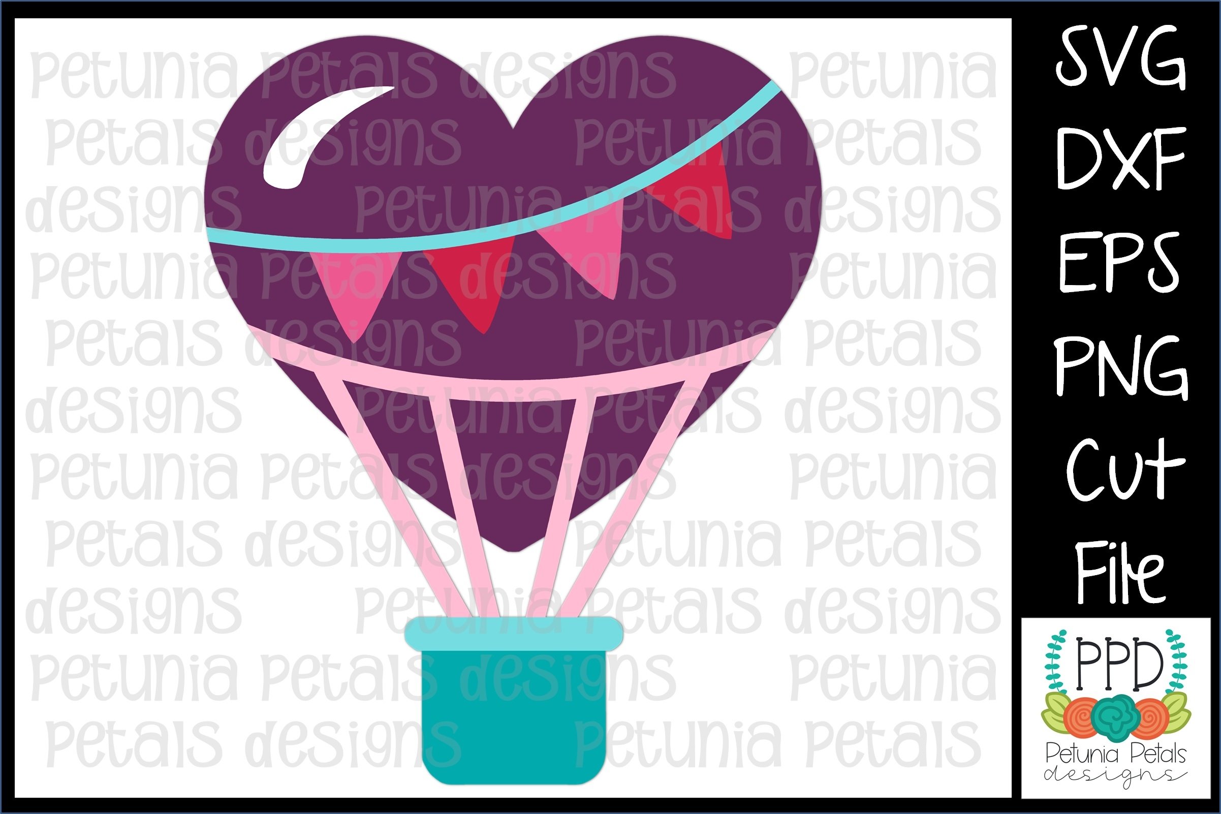 Wall Decor Wall Hangings Heart Hot Air Balloon SVG Cut File etna.com.pe