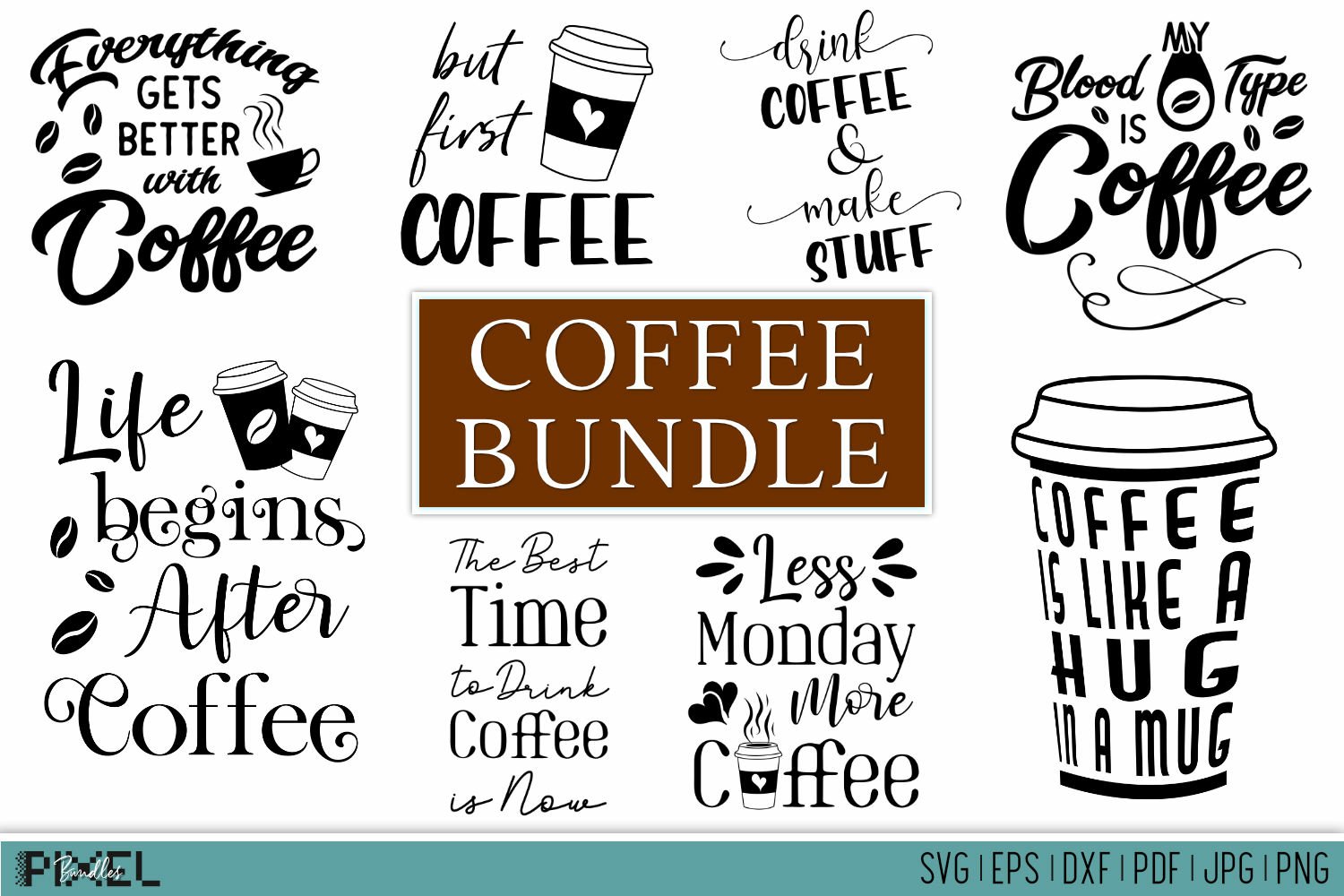 Download Coffee Bundle Coffee Svg Bundle Funny Coffee Bundle Kitchen 1195383 Cut Files Design Bundles