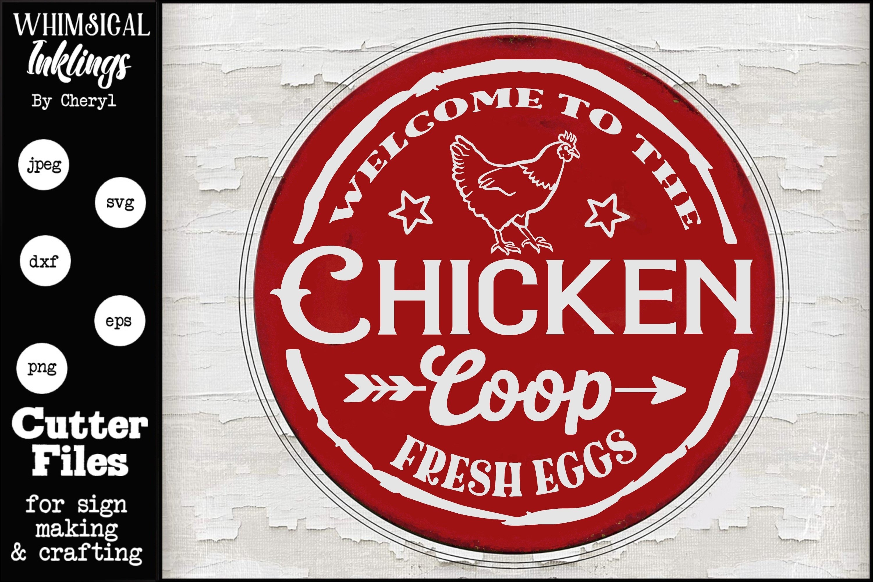 Chicken CoopRound SVG (524213) Cut Files Design Bundles