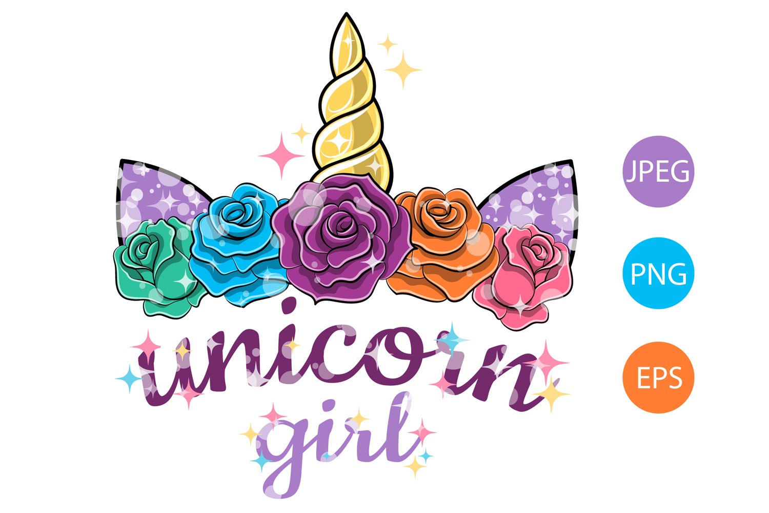 Unicorn horn clip art