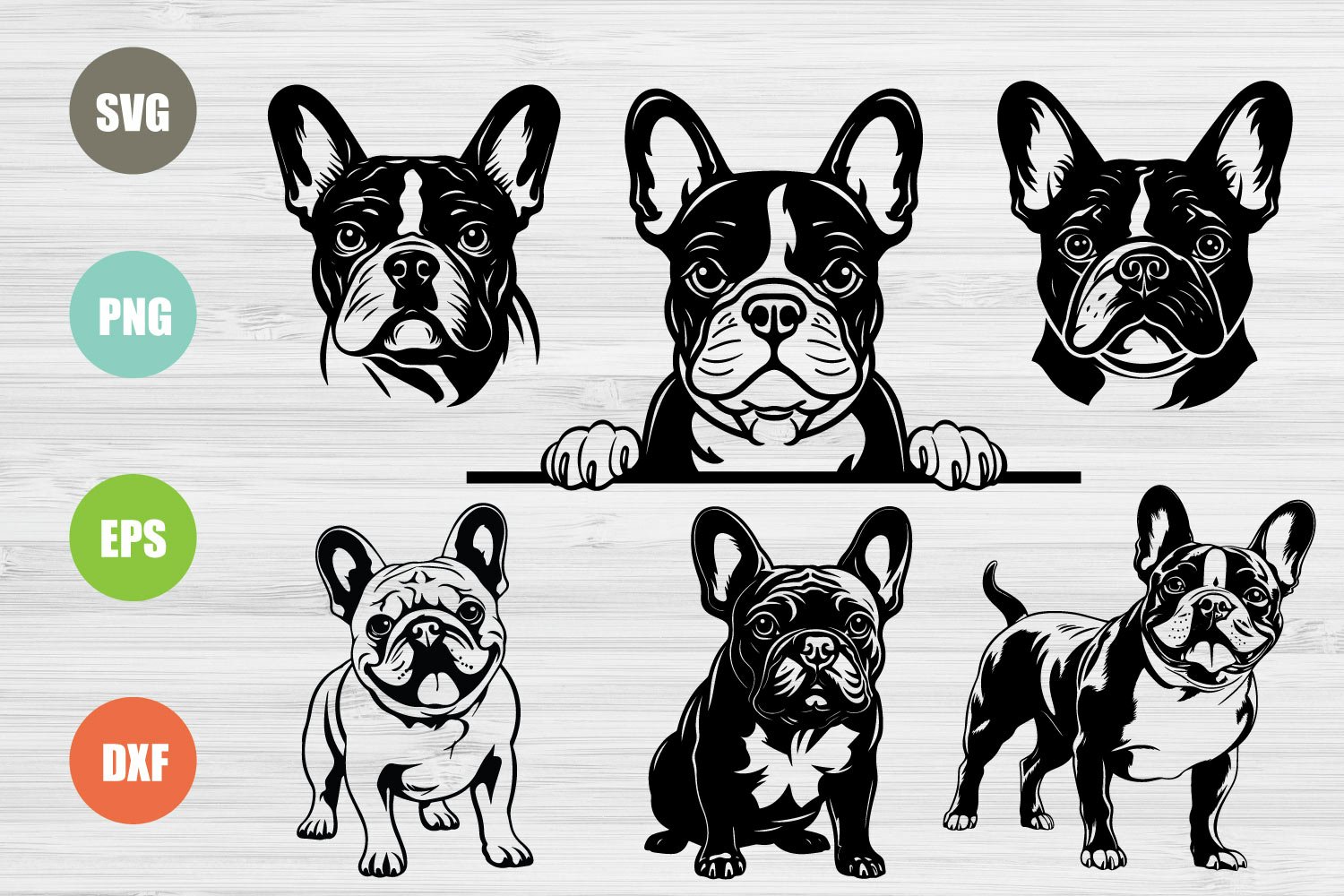 French Bulldog SVG Bundle (2868441)
