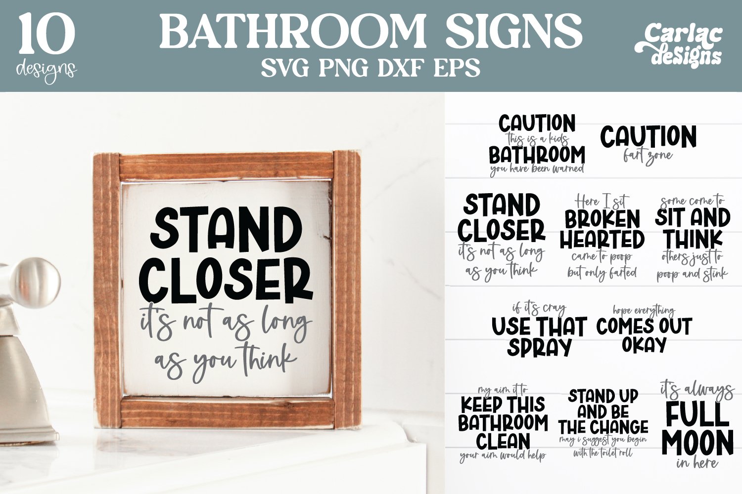 Funny Bathroom Bundle, Bathroom Quotes Bundle, image size:1500x1000