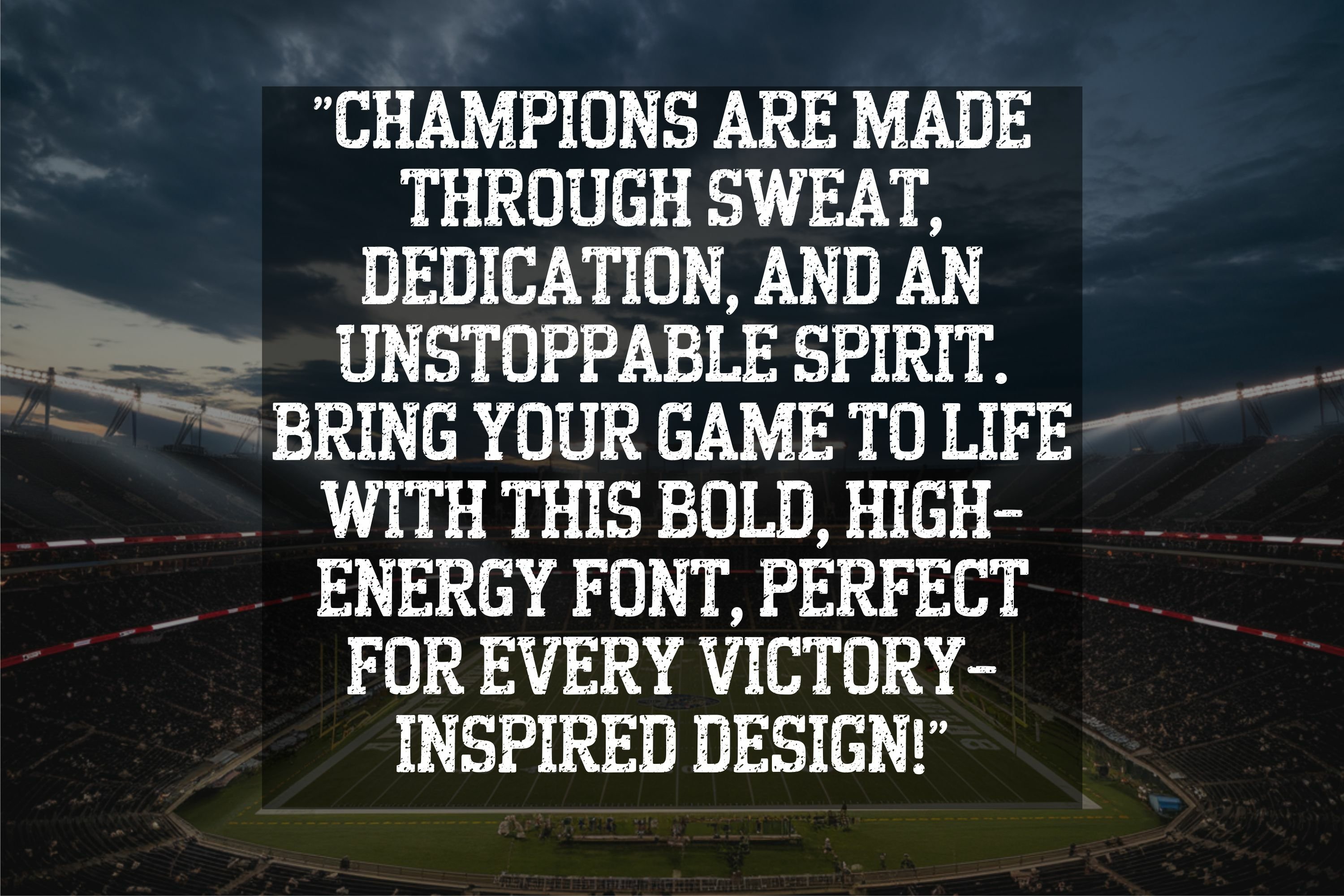 Game Day Font | Varsity Distressed Sports Font for T-Shirts, image size:3000x2000